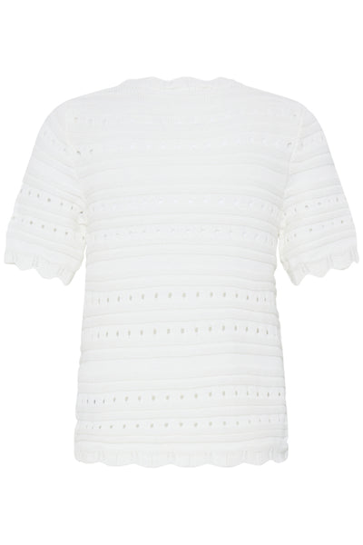 Naski Short Sleeve Cardigan (Marshmallow)