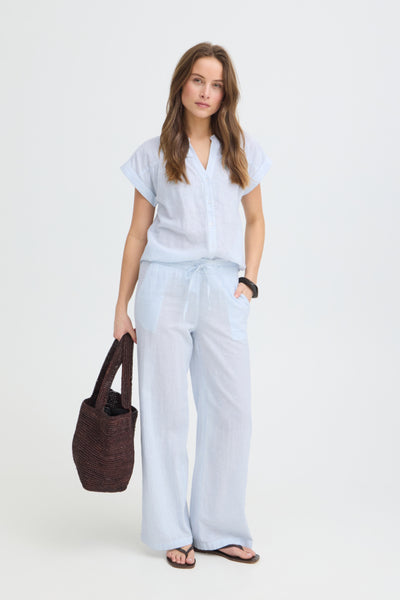 Izola Cotton/Linen Blend Pant (Windsurfer Blue)