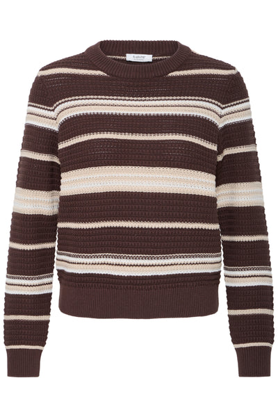 Magio Cotton Sweater (Java Stripe)