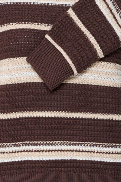 Magio Cotton Sweater (Java Stripe)