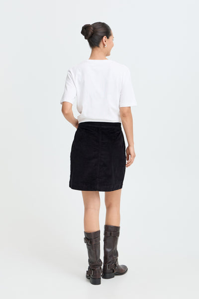 Dasik Corduroy Skirt (Black)