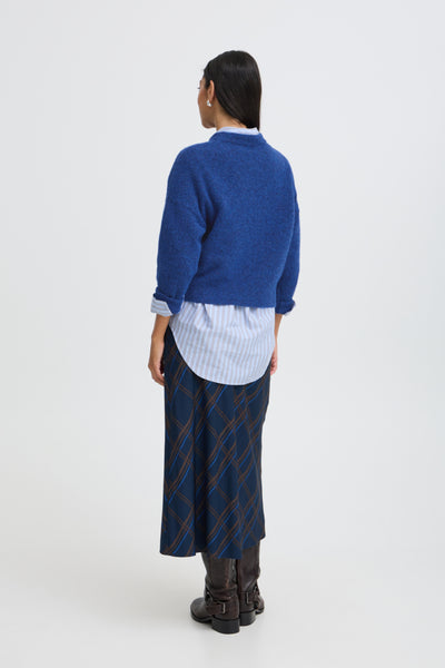 Omea Crew Sweater (Blue Depths Melange)
