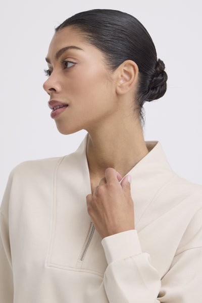 Pusti 1/4 Zip Sweater (Oatmeal)