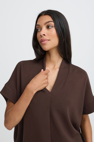 Pusti Loose Vest (Fudge)