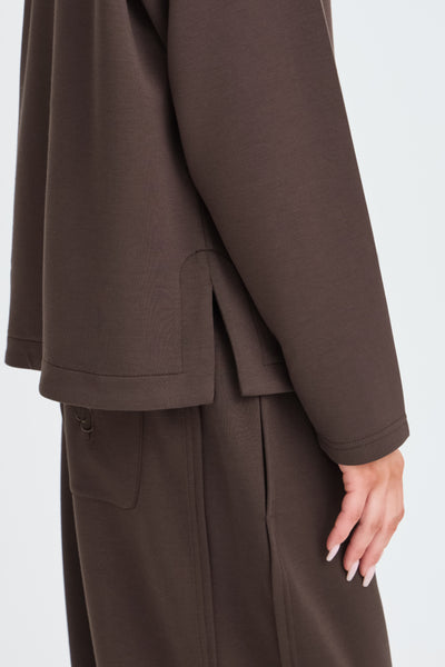 Pusti Raglan Sweater (Fudge)