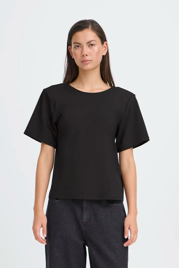 Matine Bow Top (Black)