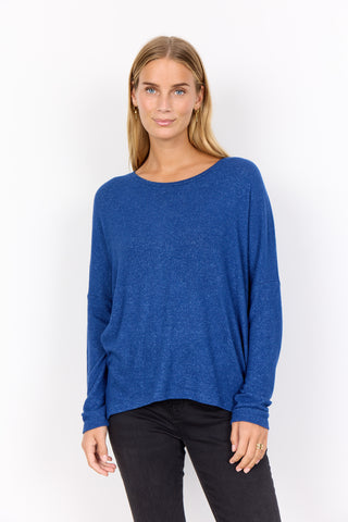 Biara Classic Pullover (Estate Blue Melange)