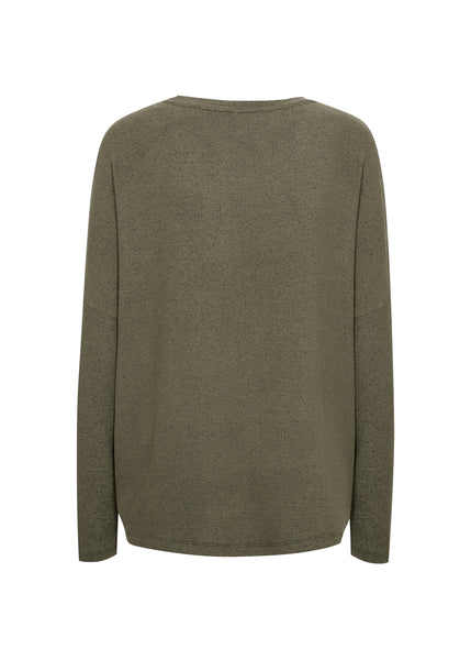 Biara Classic Pullover (Grape Leaf Melange)