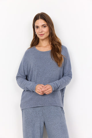 Biara Classic Pullover (Flint Blue Melange)