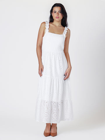 Avery Embroidered Maxi Dress