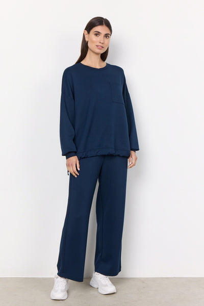 Banu Straight Pant (Navy)