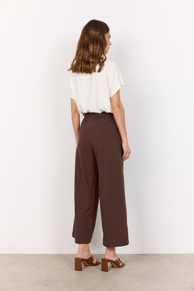Siham Wide Crop Pant (Hot Fudge)