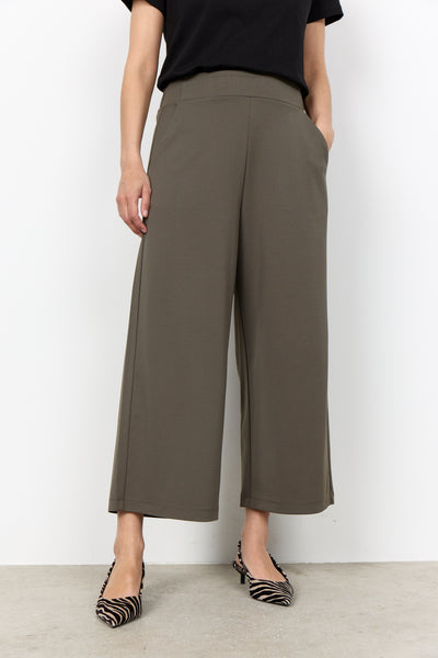 Siham Wide Crop Pant (Grape Leaf)