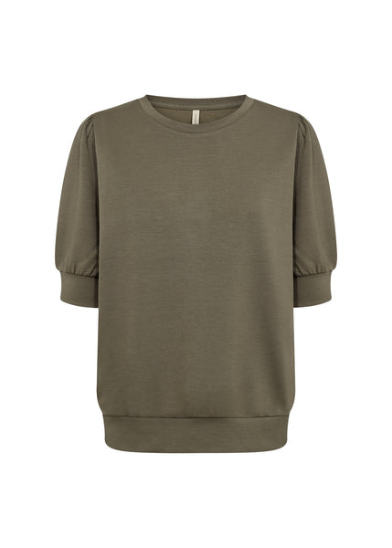 Banu Short Sleeve Sweater (Grape Leaf)