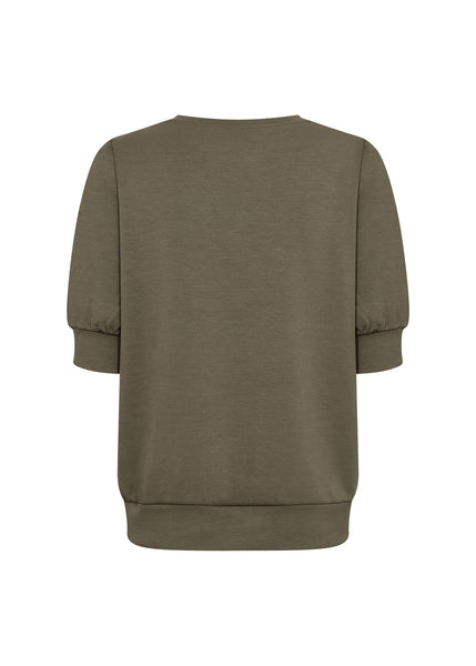 Banu Short Sleeve Sweater (Grape Leaf)