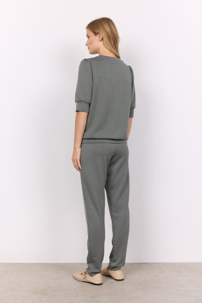 Banu Short Sleeve Sweater (Misty Green)