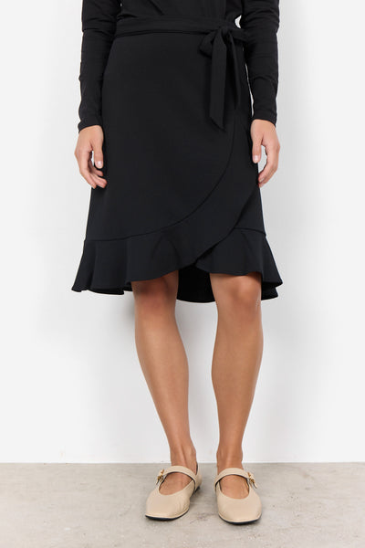 Siham Frill Skirt (Black)