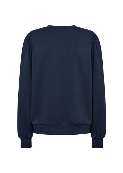 Banu Long Sleeve Sweater (Blue Iris)