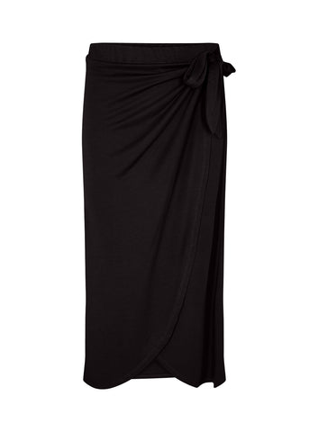 Laural Wrap Black Skirt