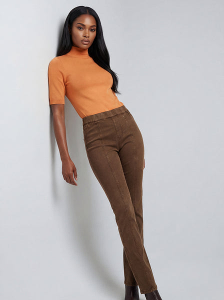 Vara Linear Pant (Brown)