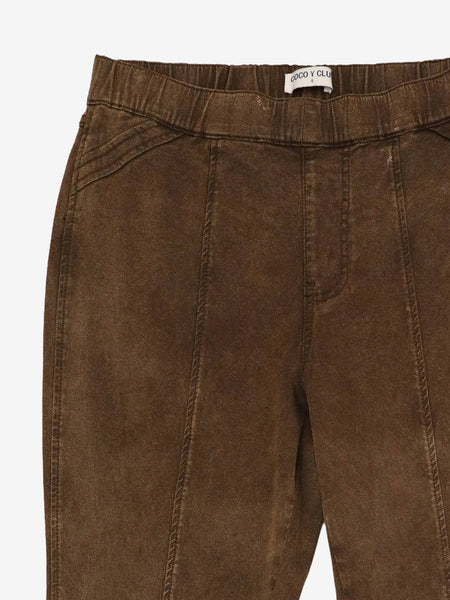 Vara Linear Pant (Brown)