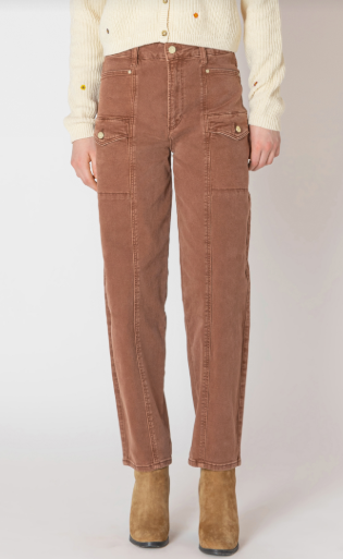 Remi Barrel Leg Pant (Brunette)