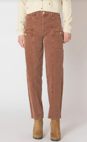 Remi Barrel Leg Pant (Brunette)
