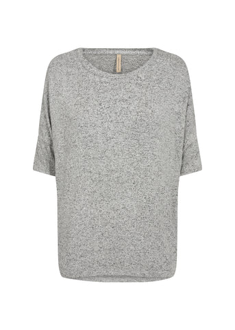 Biara Short Sleeve Sweater (Grey)