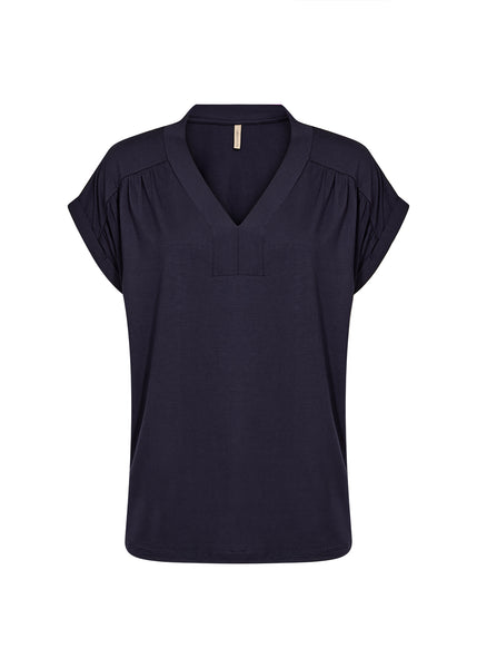 Maura Lyocell Top (Navy)
