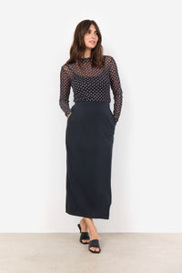 Felucca Pull On Skirt (Black Washed)