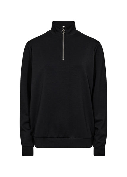 Banu 1/4 Zip Sweater (Black)