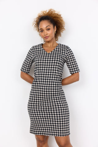 Idina Houndstooth Dress