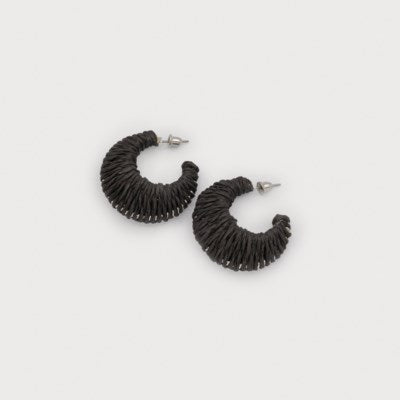 June Rope Hoop Earrings - 3 Colour Optoins