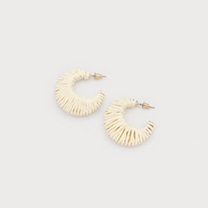 June Rope Hoop Earrings - 3 Colour Optoins