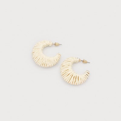 June Rope Hoop Earrings - 3 Colour Optoins