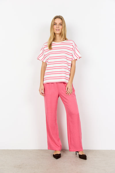Barni Boxy Striped Top (Rapture Rose Stripe)