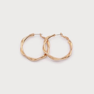 Heidi Intertwined Hoop Earrings - 2 Colour Options