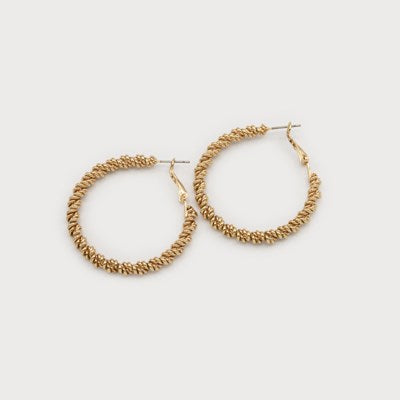 Raina Twisted Hoop Earrings -  2 Colour Options