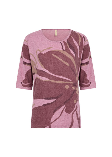 Biara Printed Top (Mauve Orchid)