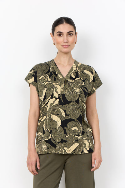 Felicity Printed Top (Grape Leaf)