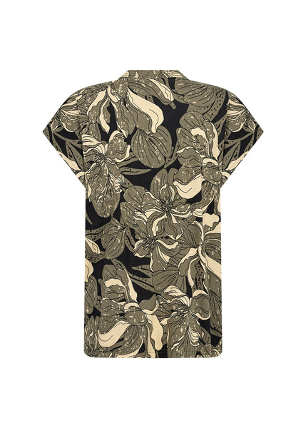 Felicity Printed Top (Grape Leaf)