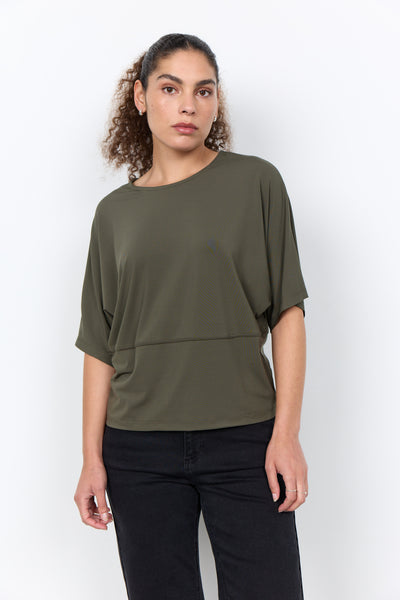 Glenna Drop Shoulder Top (Grape Leaf)