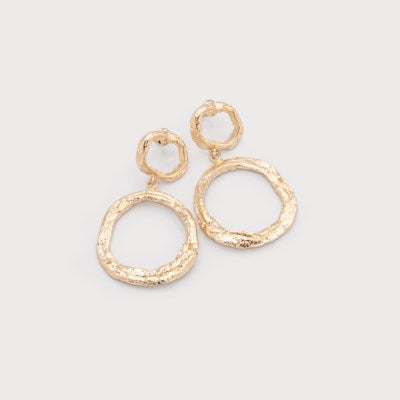 Tania Circle Earrings -  2 Colour Options