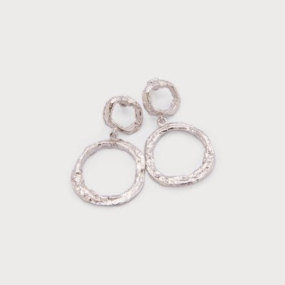Tania Circle Earrings -  2 Colour Options