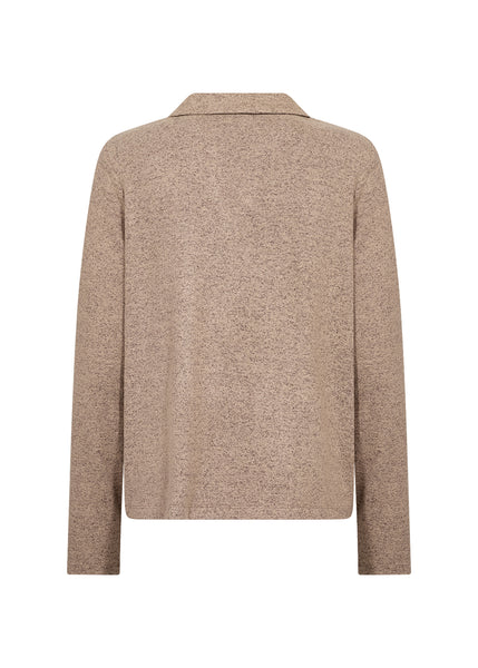 Biara Polo Sweater (Camel Melange)
