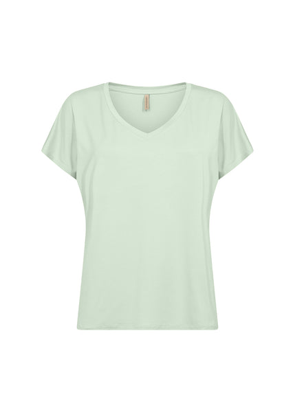 Debbie Soft V Neck T-Shirt (Bok Choy)
