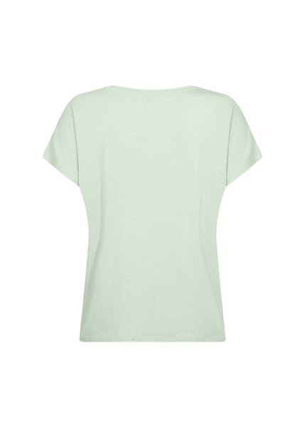 Debbie Soft V Neck T-Shirt (Bok Choy)