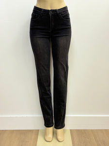 Georgia High Rise Straight Jean (Dark Vintage)