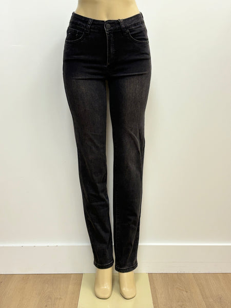 Georgia High Rise Straight Jean (Dark Vintage)