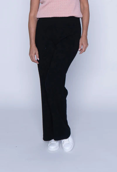 Tara Textured Pant (Black)